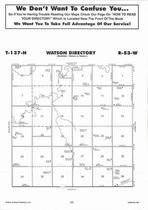 Watson Township, Maple River, Directory Map, Cass County 2007